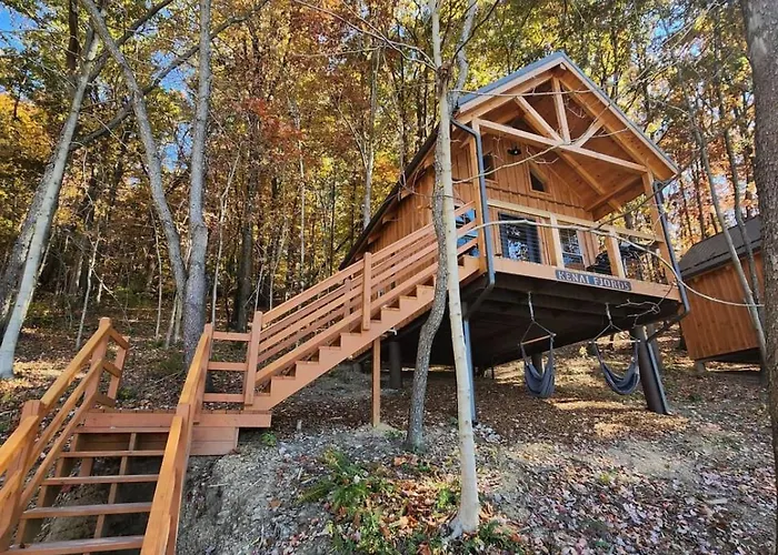 Wooden Chic Cabin Fully Stocked Near Tappan Lake In Ohio